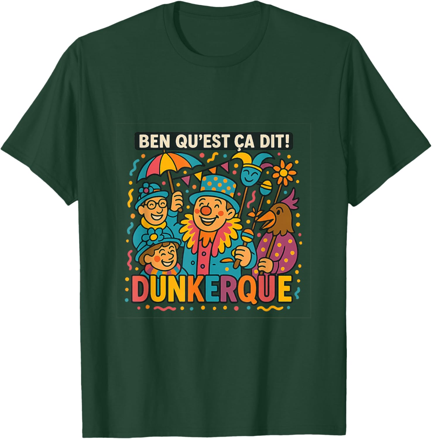 Carnival of Dunkirk Bands and Proms T-Shirt - T-Shirt | Forest