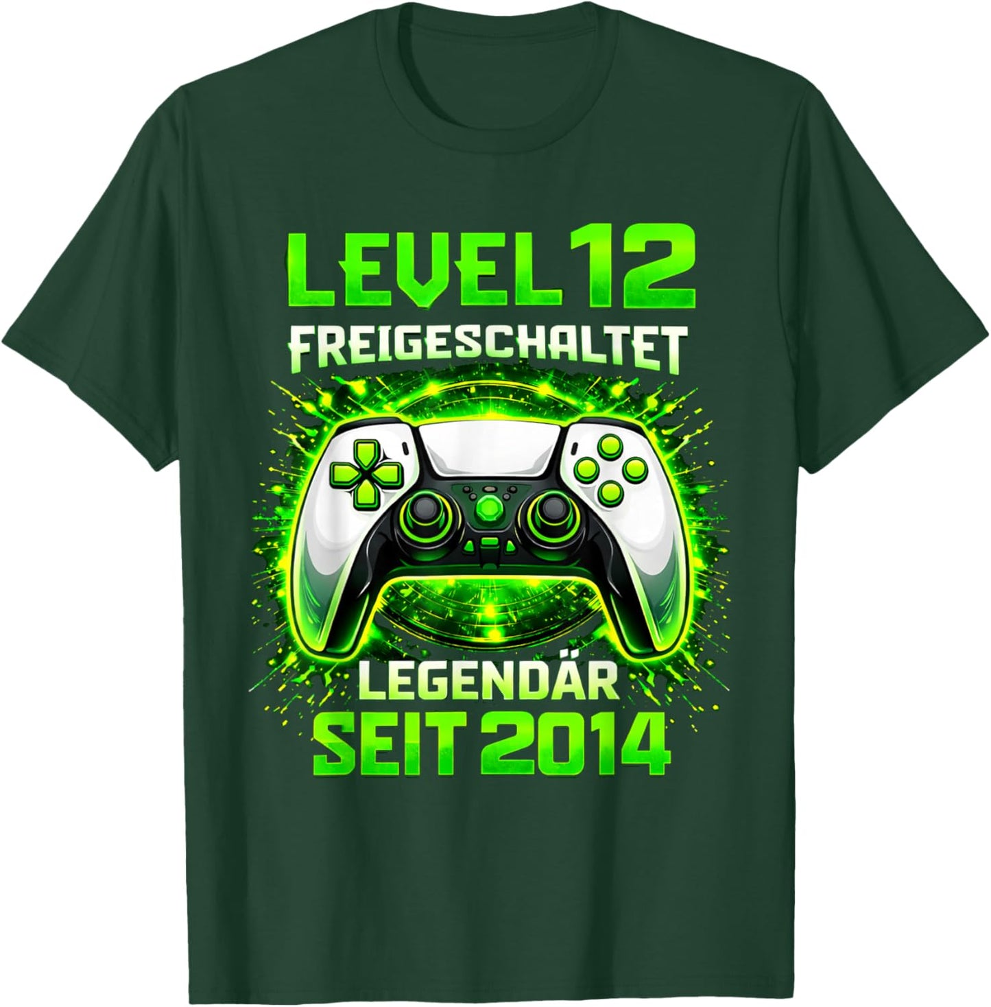 Level 12 Birthday Boy Gamer Funny 2014 12 Birthday T-Shirt - T-Shirt | Forest