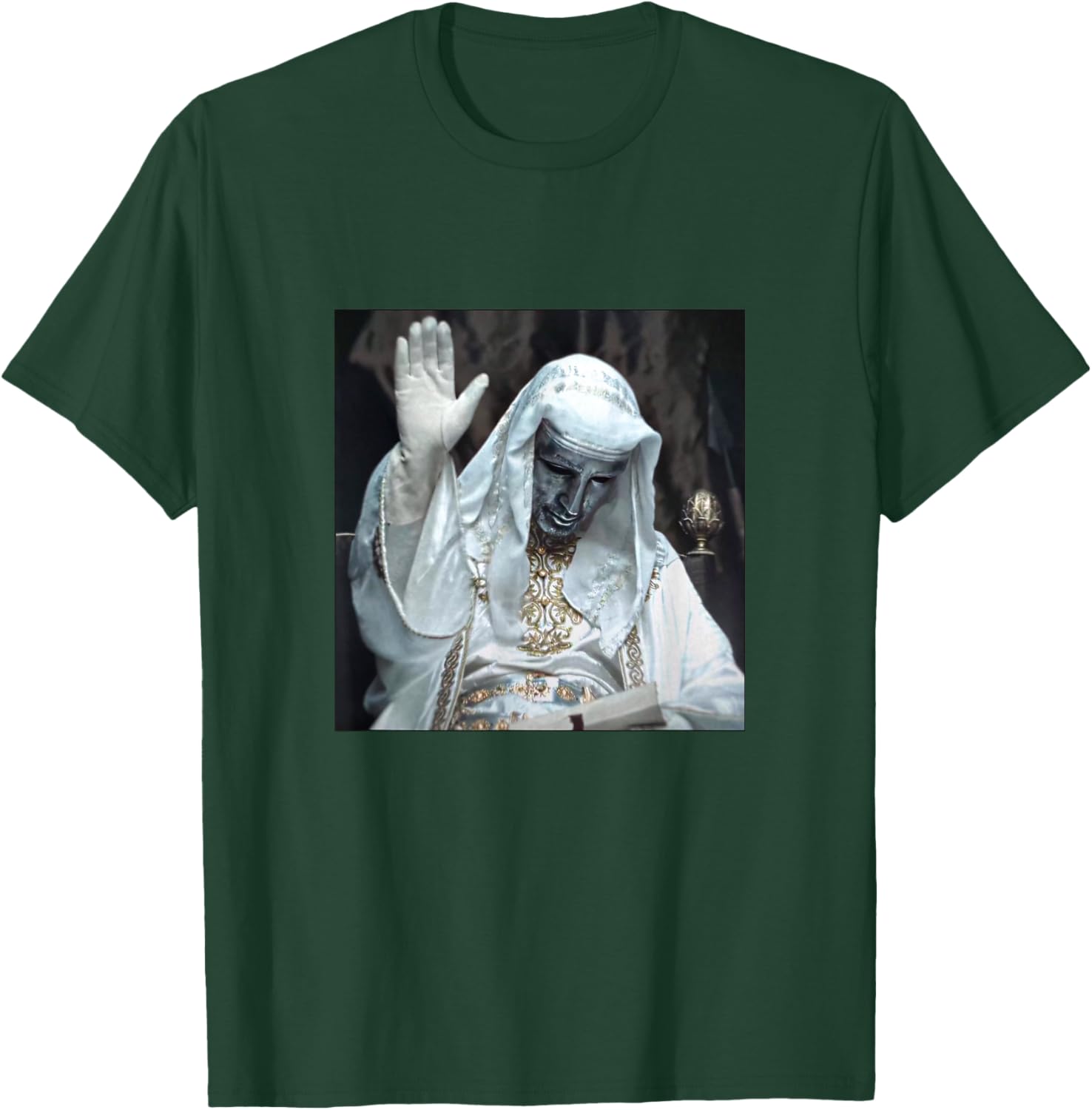 Silver Mask King Baldwin Meme T-Shirt - T-Shirt | Forest