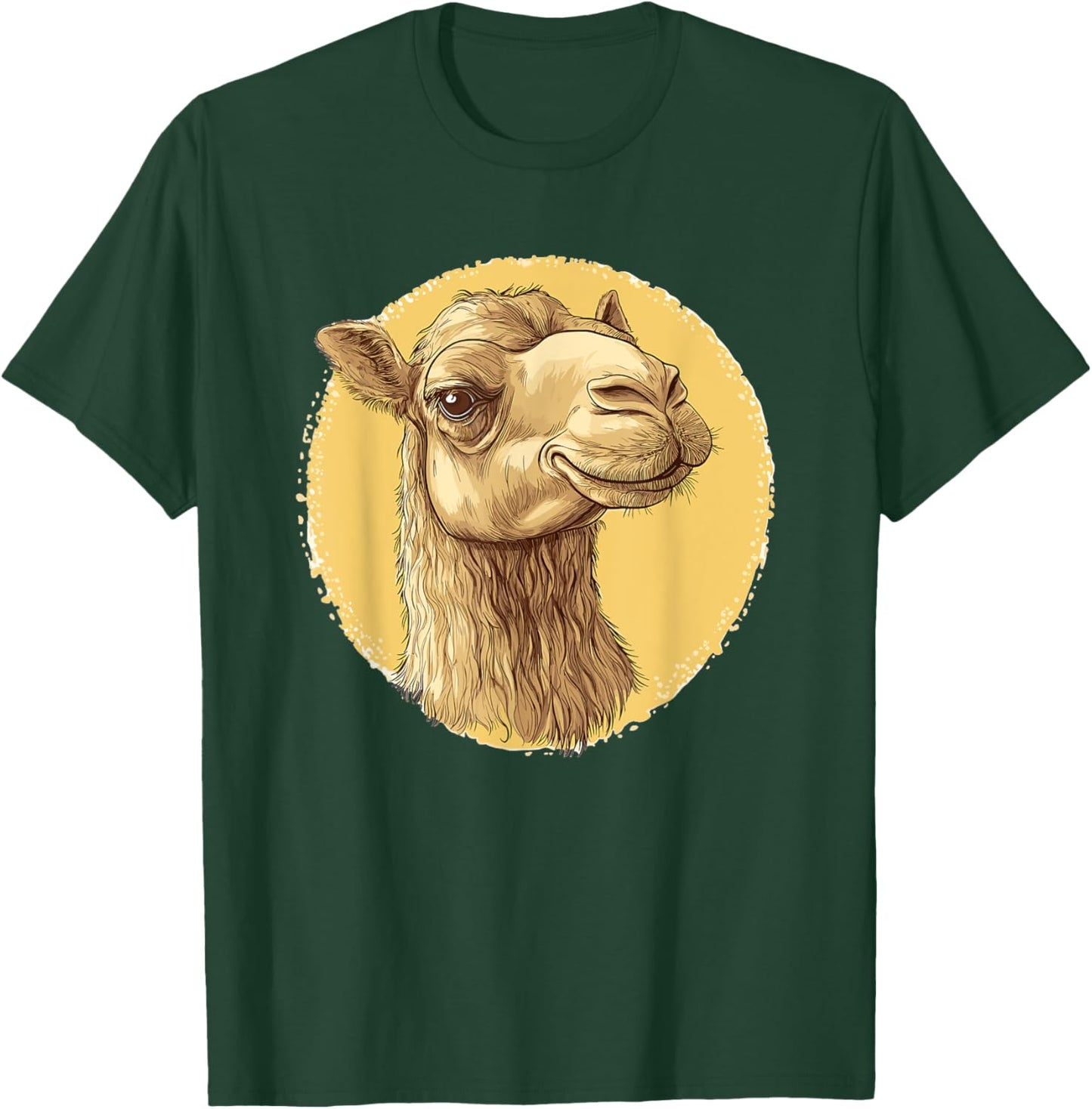 Vintage Camel Illustration T-Shirt - T-Shirt | Forest