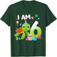 6th Birthday Sea Turtle Themed 6 Year Old Party T-Shirt - T-Shirt | Forest