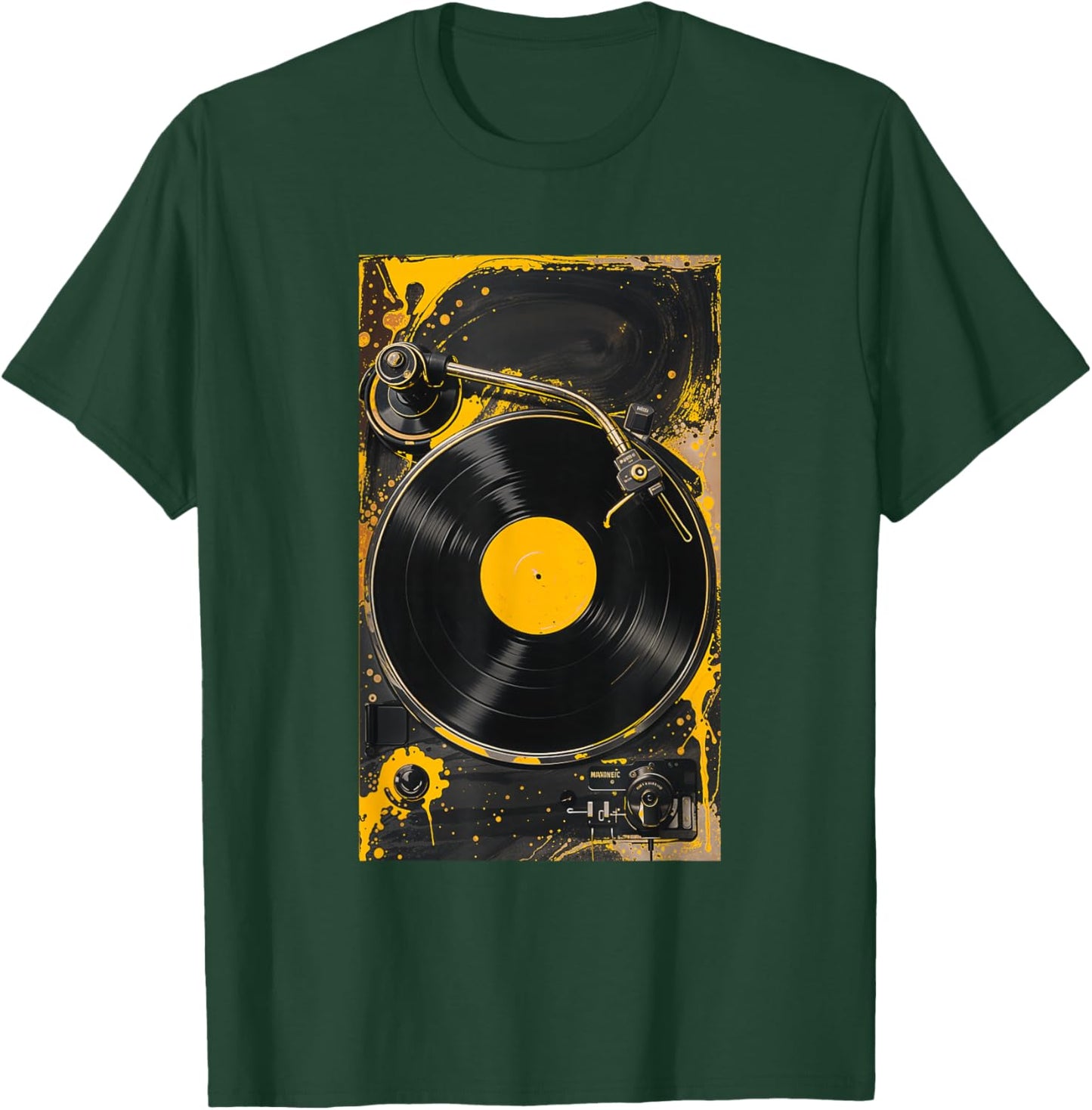 University Varsity-Gold For The Record Varsity-Gold T-Shirt - T-Shirt | Forest