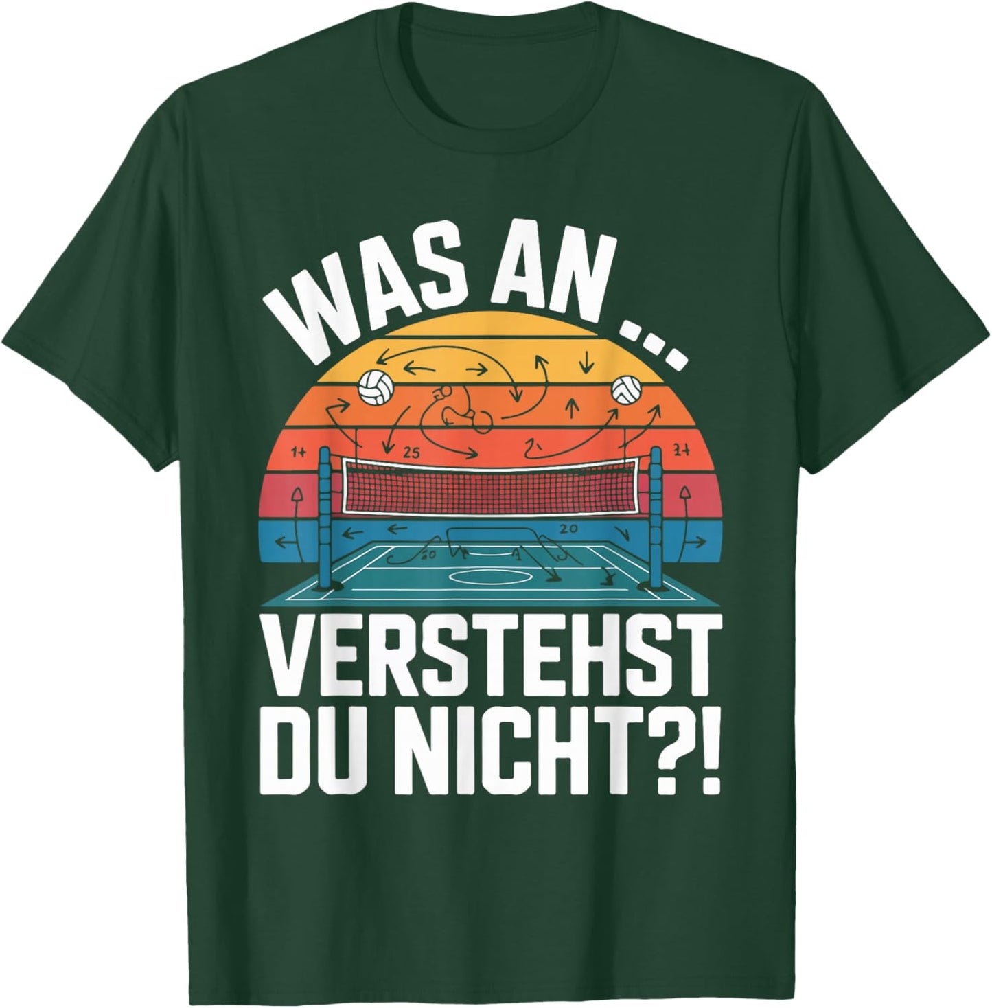 Was An Verstehst Du Nicht Volleyball Taktik T-Shirt - T-Shirt | Forest