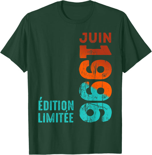Mois de Juin 1996, année 1996, Vintage 1996, Depuis 1996, rétro 1996 T-Shirt - T-Shirt | Forest