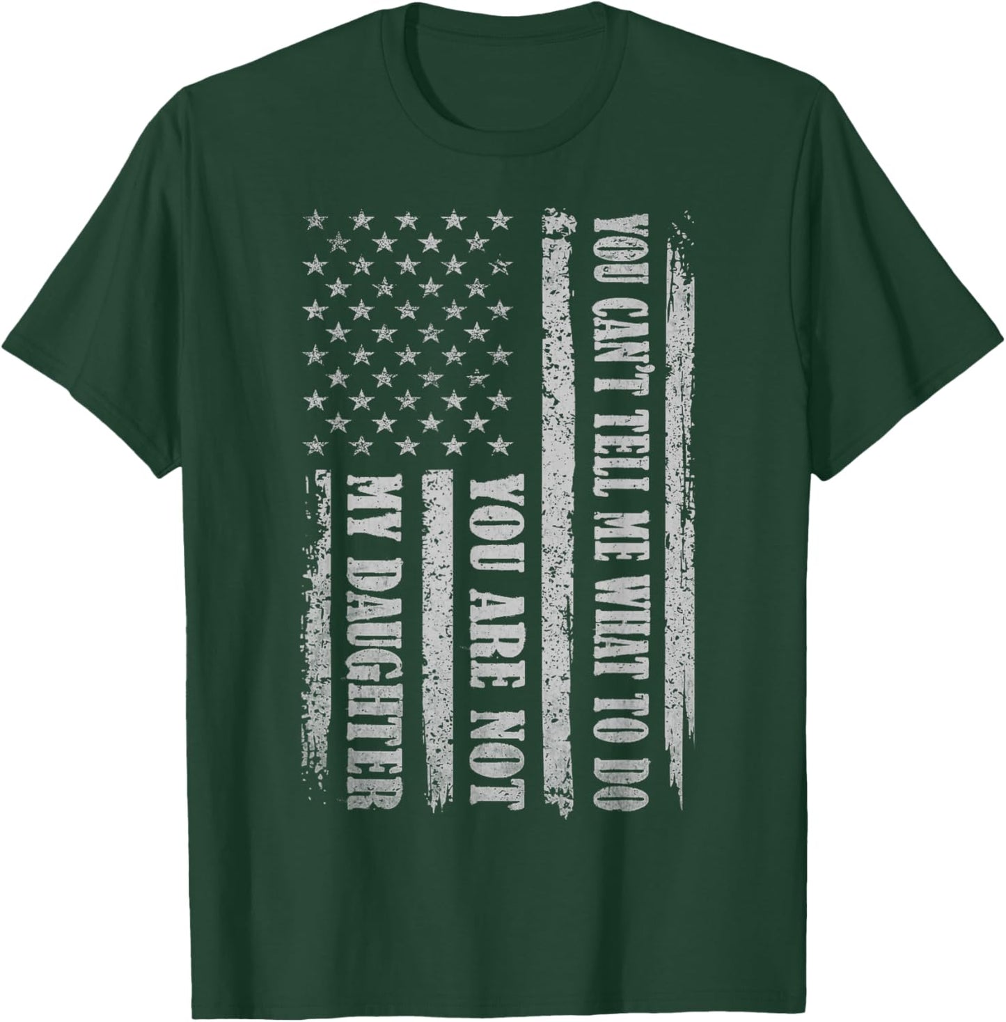 Funny Father Day Design for Daddy Papa Men from Daughter Dad T-Shirt - T-Shirt | Forest