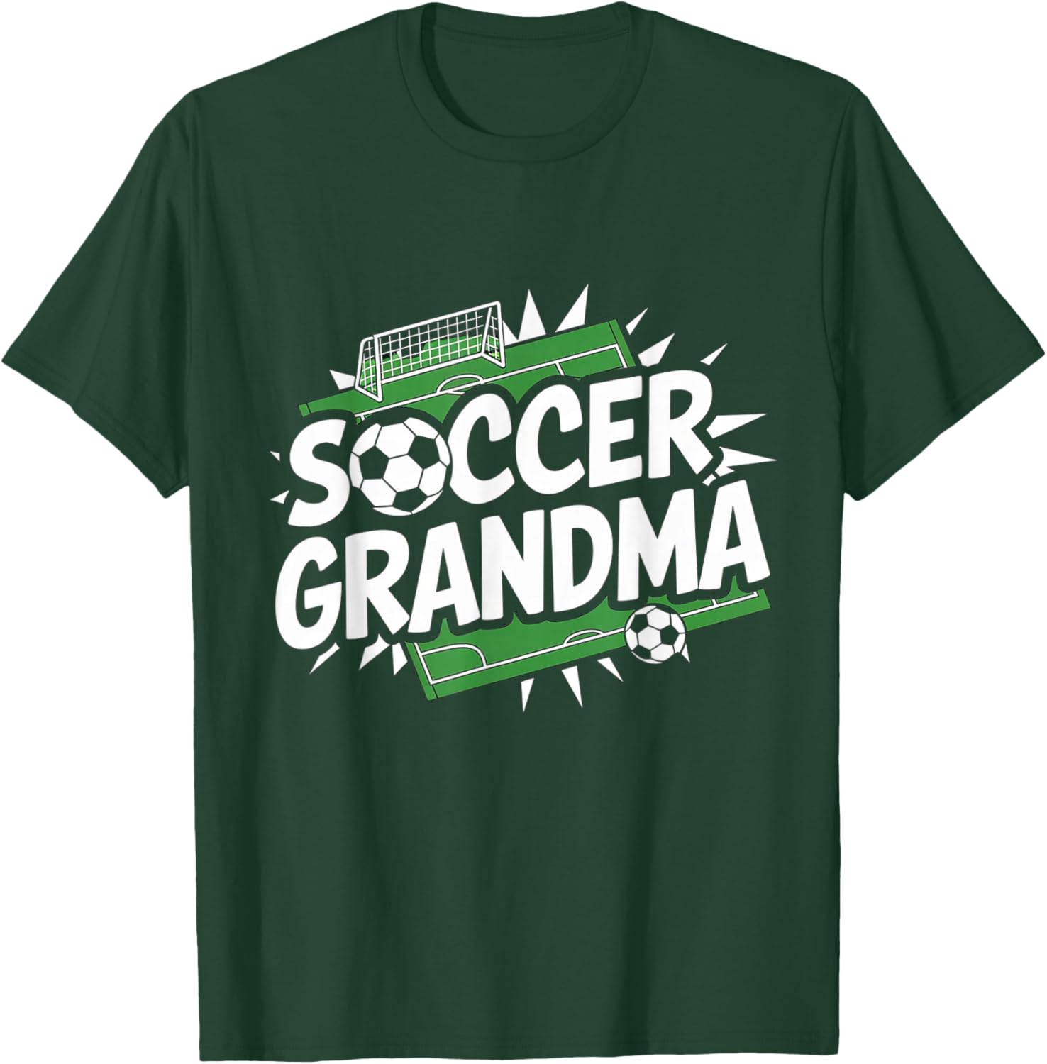 Football Grandma T-Shirt - T-Shirt | Forest
