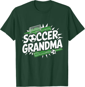 Football Grandma T-Shirt - T-Shirt | Forest