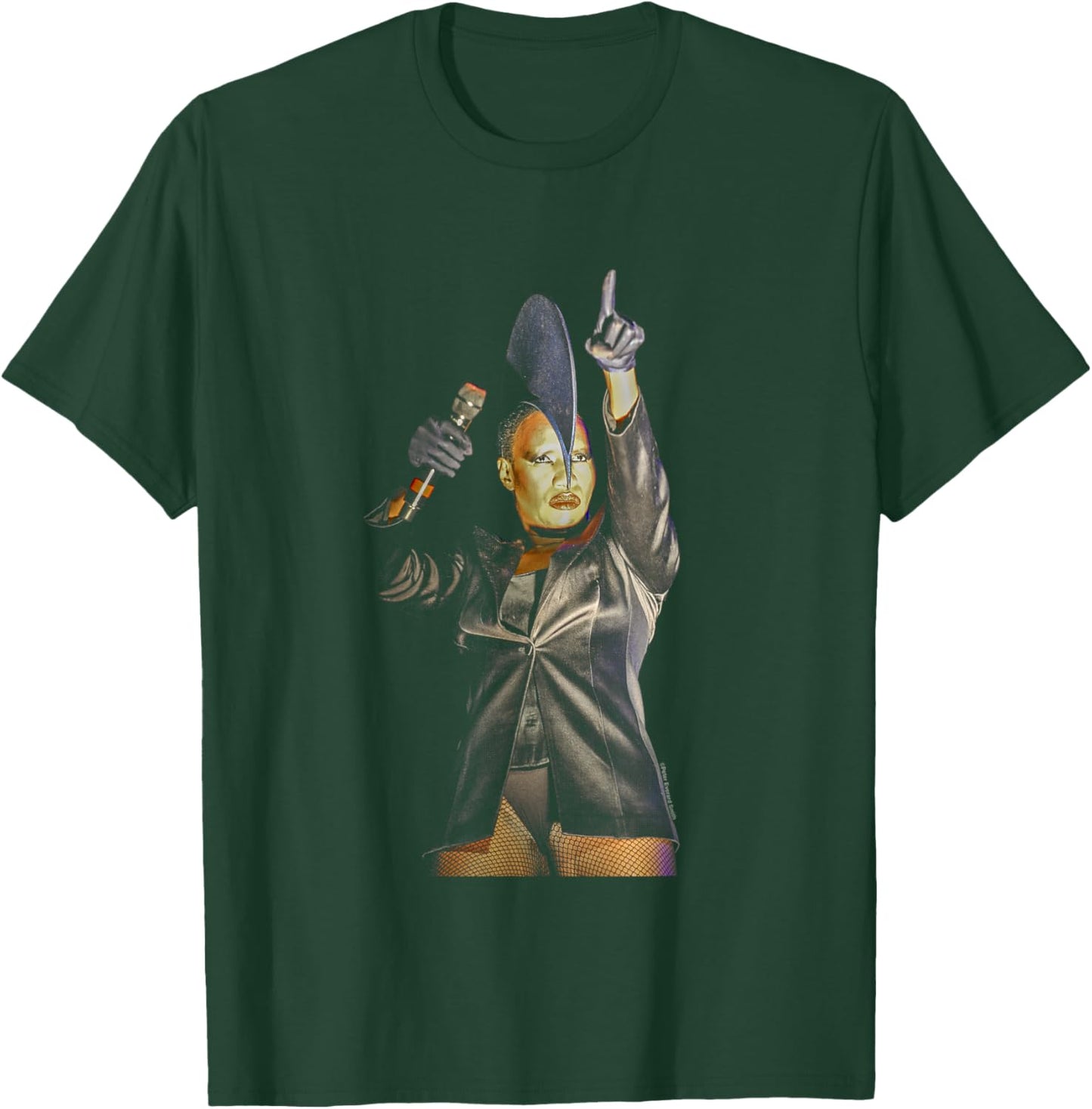 Grace Jones Performing On Stage By Everard Smith T-Shirt - T-Shirt | Forest