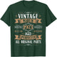 Vintage 52nd birthday men Born 1973 52 years old Bday T-Shirt - T-Shirt | Forest