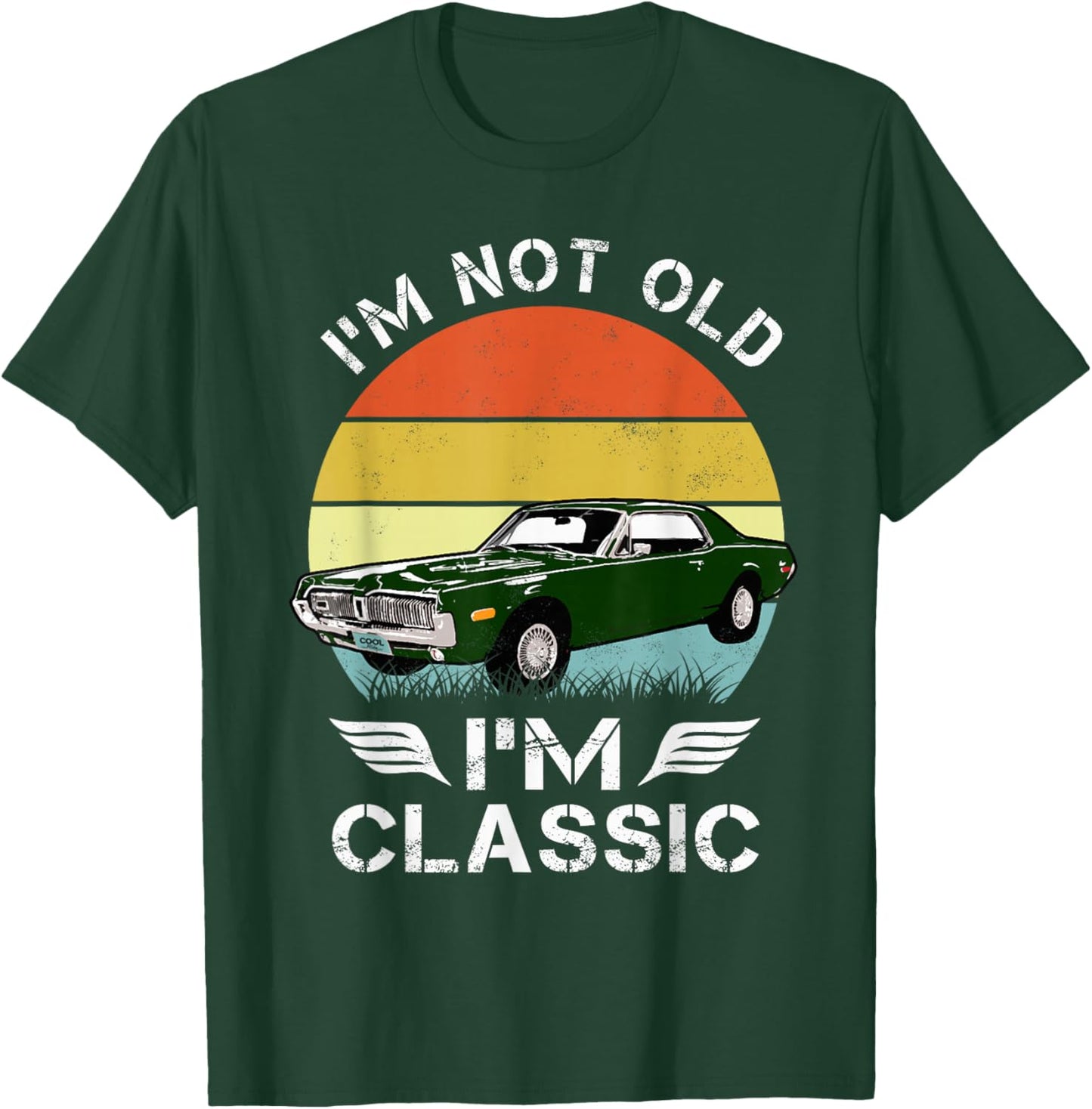 1968 68 Mercury classic Cougar Vinatge cars T-Shirt - T-Shirt | Forest