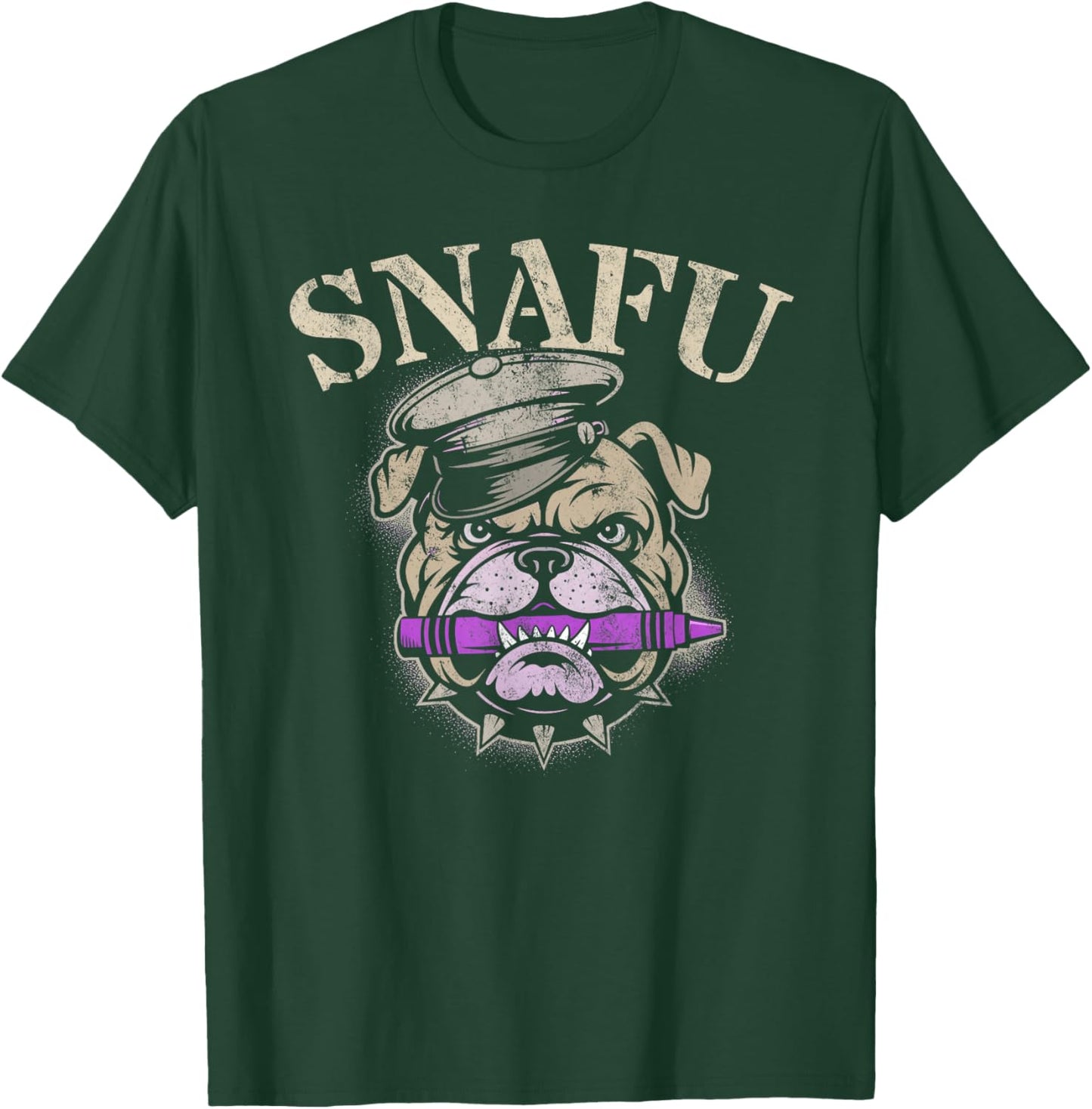 Proud Snafu I Eat Crayons Corp Team Military Jarhead Eater T-Shirt - T-Shirt | Forest