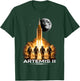 Artemis Launch to The Moon Astronaut Explorer T-Shirt - T-Shirt | Forest