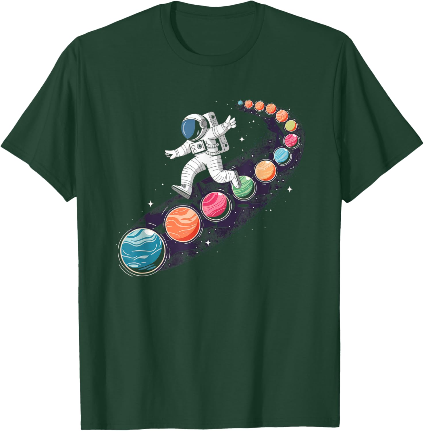 Astronaut Gift Children's Costume Planets Universe Astro T-Shirt - T-Shirt | Forest