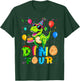 Dino Four Dinosaur 4th Birthday Matching Family T-Shirt - T-Shirt | Forest