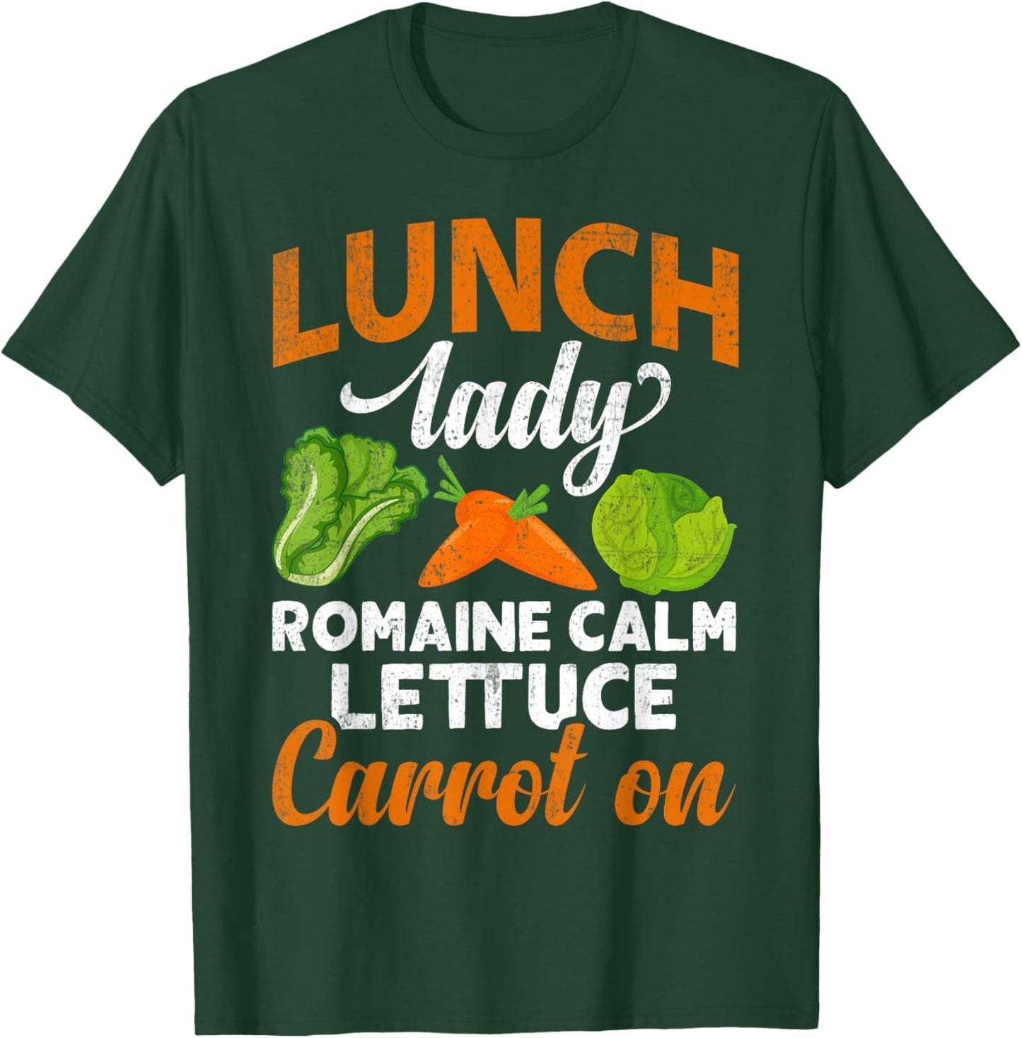 Lunch Lady Squad Cafeteria Worker Dinner Lady Cooking Gifts T-Shirt - T-Shirt | Forest