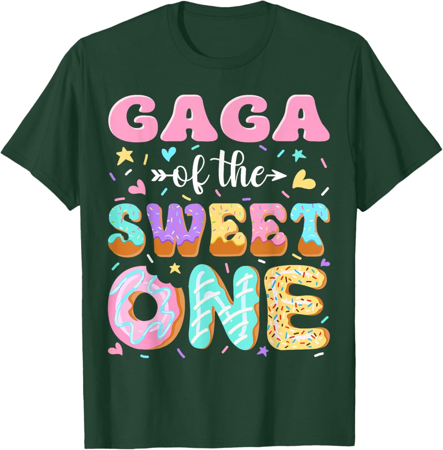 Gaga of The Sweet One First Birthday Matching Family T-Shirt - T-Shirt | Forest