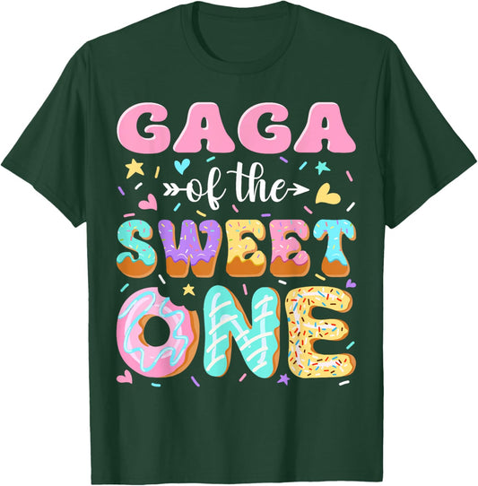 Gaga of The Sweet One First Birthday Matching Family T-Shirt - T-Shirt | Forest