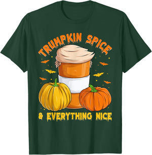 Trumpkin Spice & Everything Nice, Halloween Trump Pumpkin T-Shirt - T-Shirt | Forest