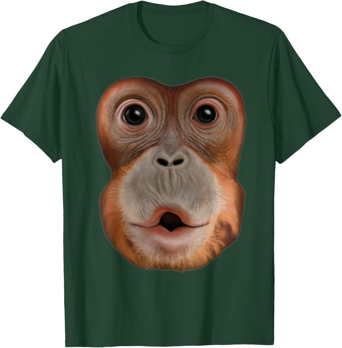 Monkey Stomach Funny Meme Ape Gorilla T-Shirt - T-Shirt | Forest
