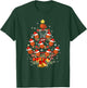 Basketball Christmas Tree Xmas Santa Sports Kids T-Shirt - T-Shirt | Forest