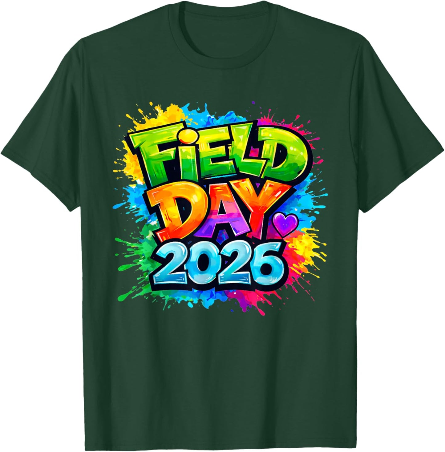 Field Day 2026 Let The Games Begin Teachers Kids Field Day T-Shirt - T-Shirt | Forest