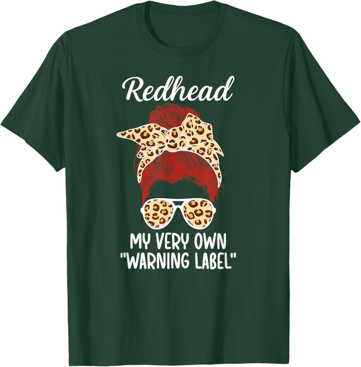 Redhead Funny Red Hair Ginger Red Haired T-Shirt - T-Shirt | Forest