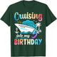 Cruising Into My 5th Birthday 5 Years Old Birthday Cruise T-Shirt - T-Shirt | Forest