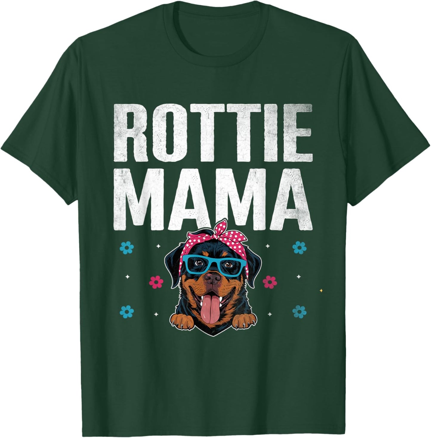 Rottie Mama Rottweiler Dog Rottweilers T-Shirt - T-Shirt | Forest