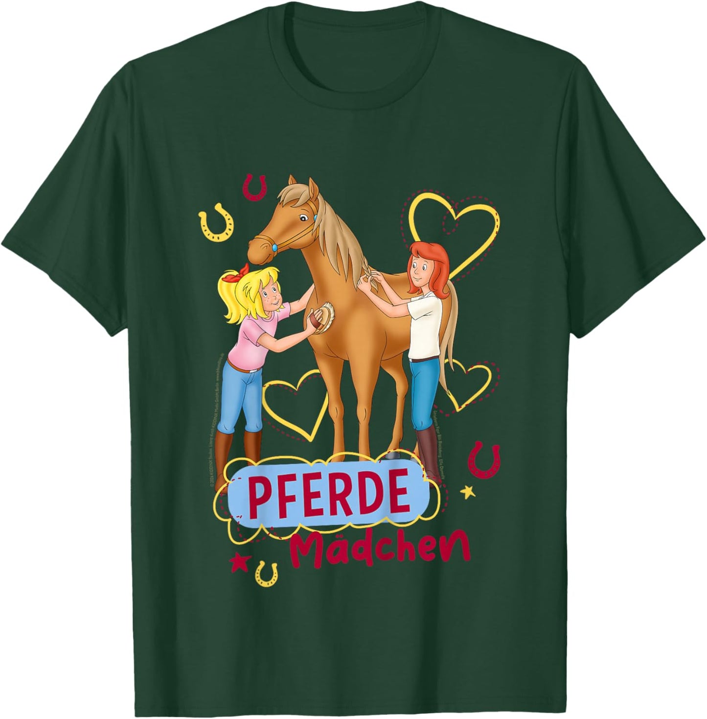 Kinder Bibi & Tina - Pferde Mädchen T-Shirt - T-Shirt | Forest