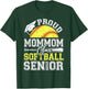 Proud Mommom of A 2026 Senior Softball Graduate T-Shirt - T-Shirt | Forest