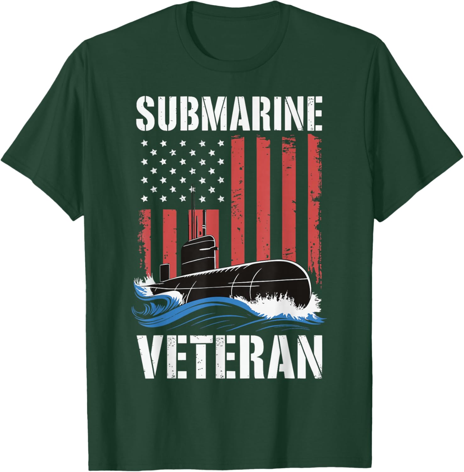 Submarine Veteran T-Shirt - T-Shirt | Forest