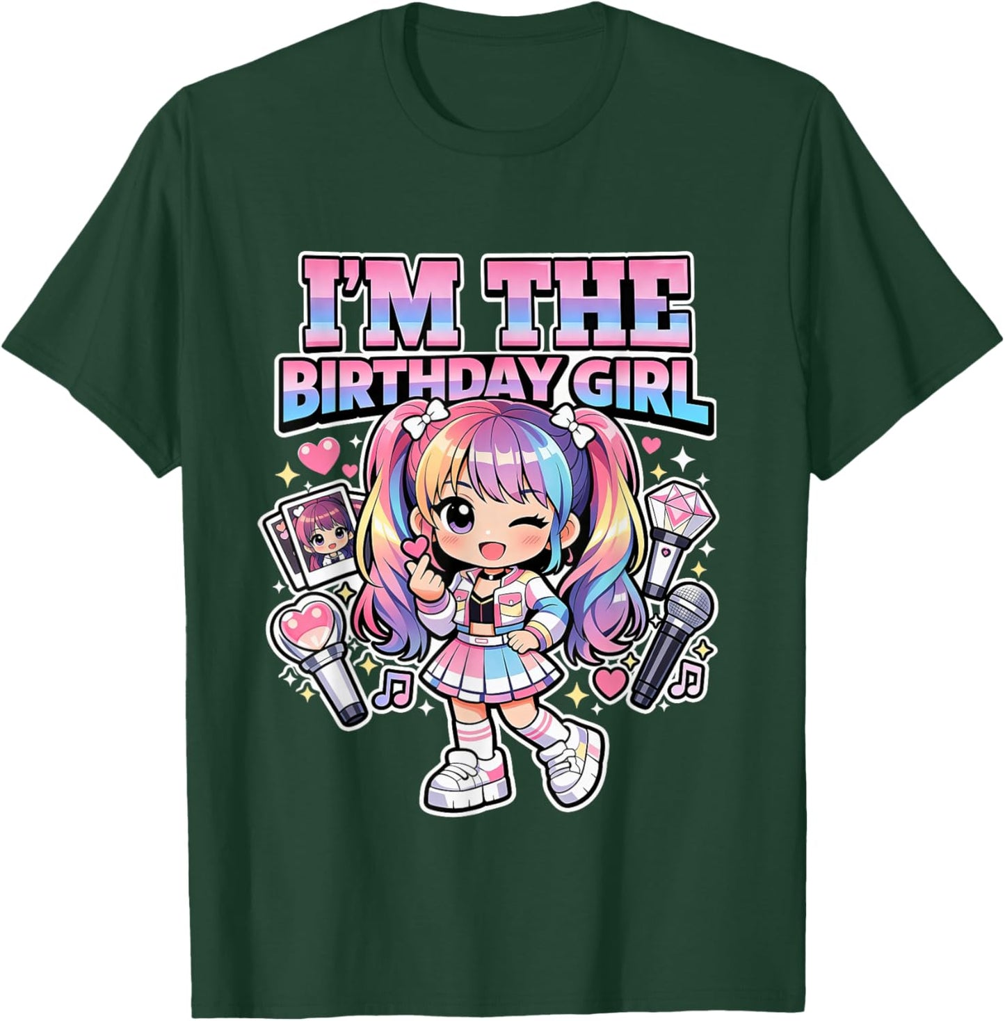 I'm the Birthday Girl Korean Popular Music K-pop Lovers T-Shirt - T-Shirt | Forest