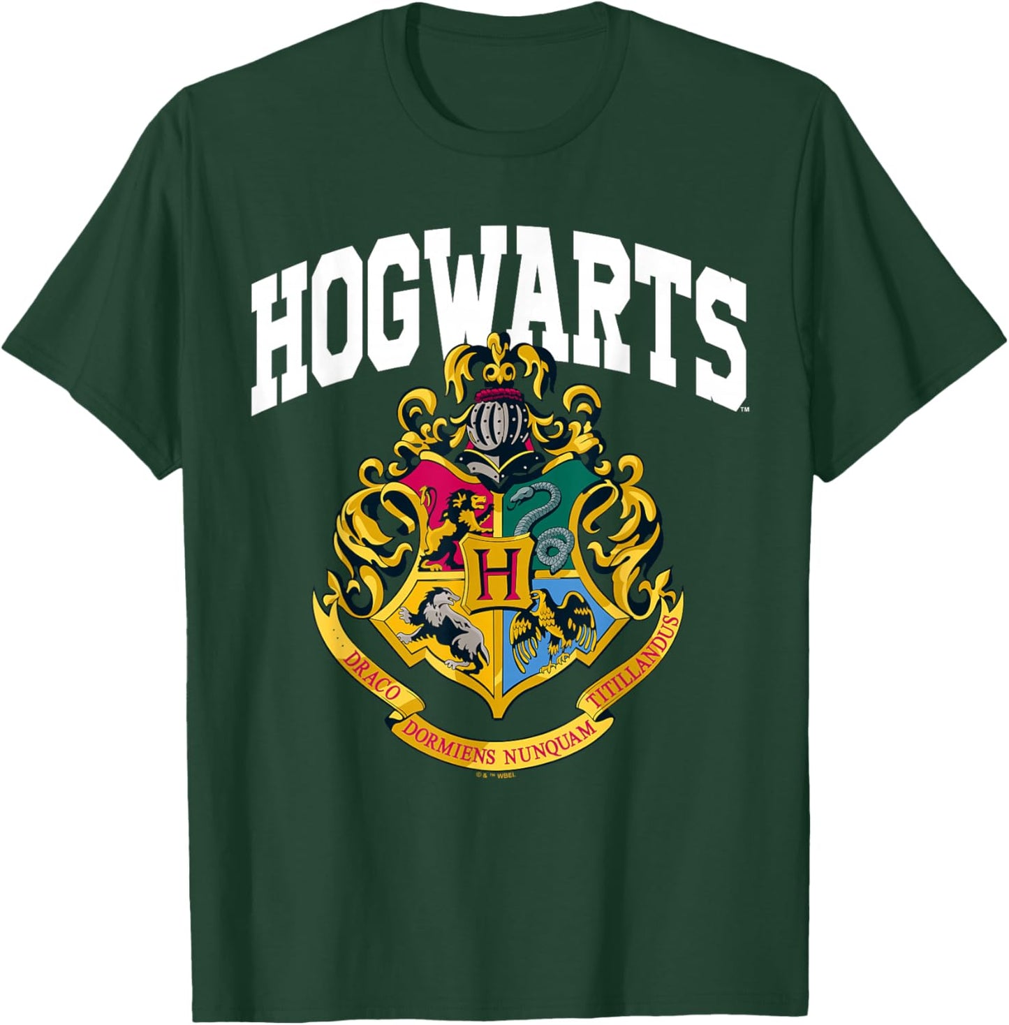 Harry Potter Hogwarts Collegiate Arch T-Shirt - T-Shirt | Forest