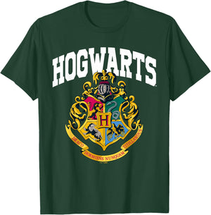 Harry Potter Hogwarts Collegiate Arch T-Shirt - T-Shirt | Forest