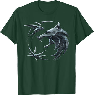 The Witcher Destiny Crest Officially Licensed T-Shirt - T-Shirt | Forest