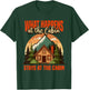Retro Cabin What Happens At The Cabin Stays At The Cabin T-Shirt - T-Shirt | Forest