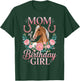 Cute Horse Face Floral Daughter Girl Birthday Mom Women T-Shirt - T-Shirt | Forest