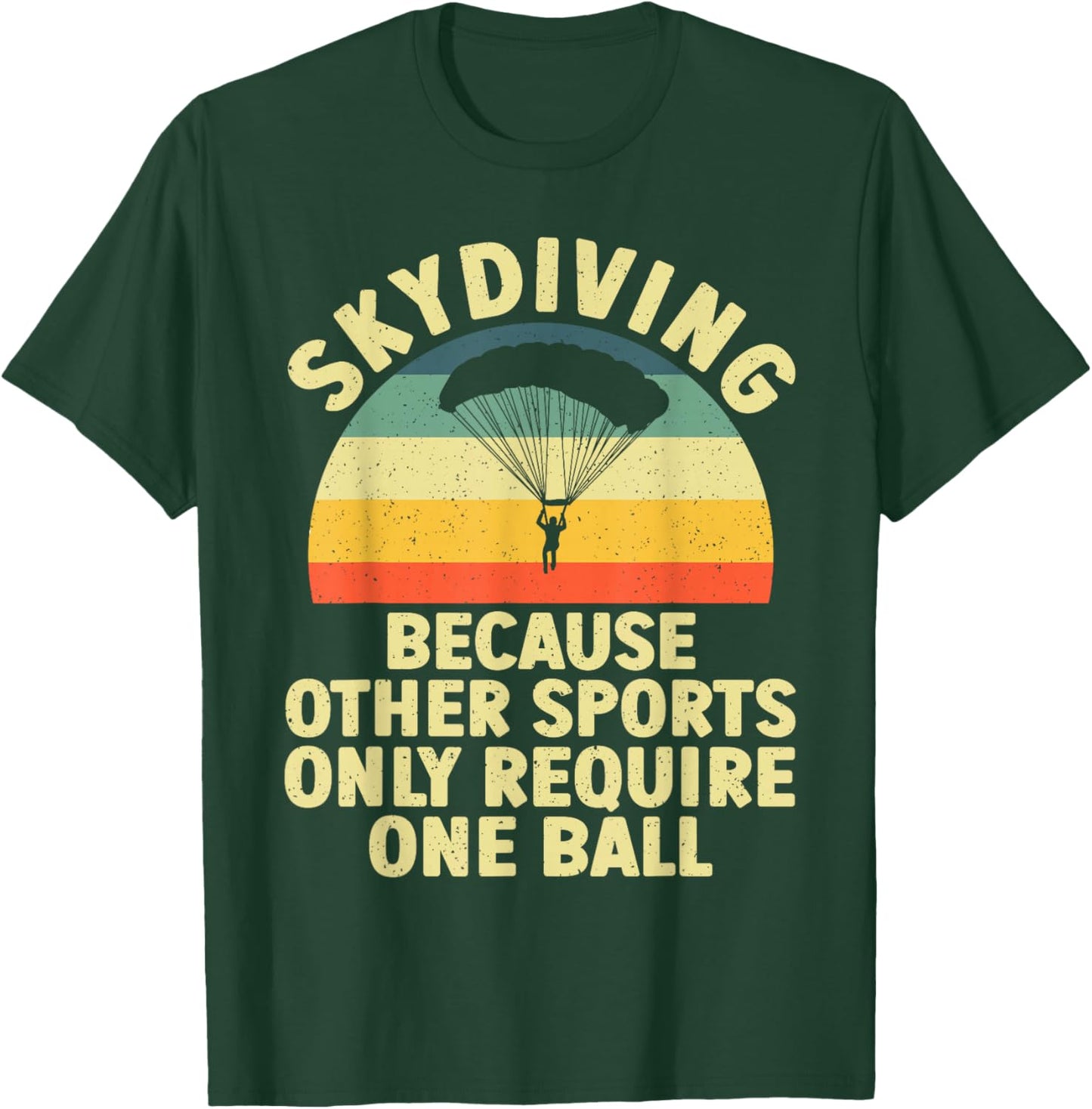 Skydiving Design Women Skydiver Parachute Sky Diving T-Shirt - T-Shirt | Forest