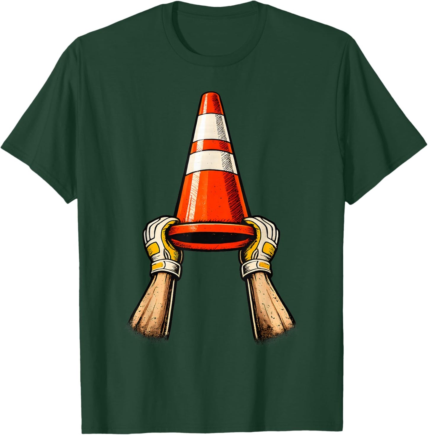 Hoist The Traffic Cone T-Shirt - T-Shirt | Forest