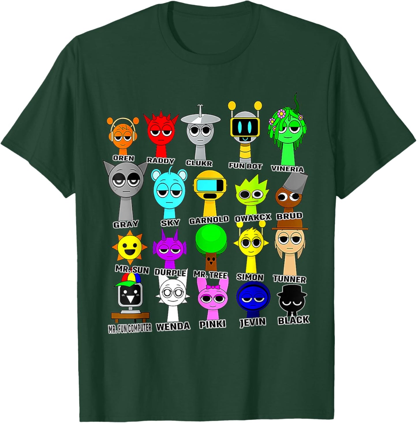 All Sprun - Beatbox T-Shirt - T-Shirt | Forest