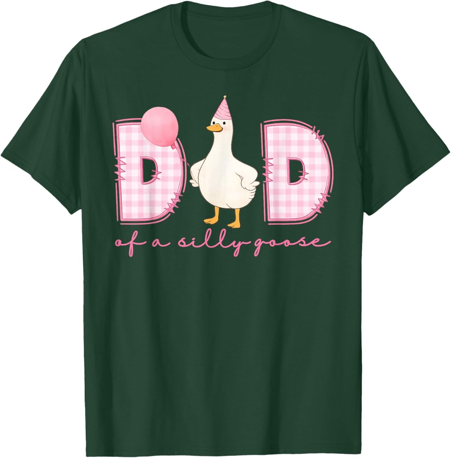 One Silly Goose Dad Papa 1st First Birthday Family Matching T-Shirt - T-Shirt | Forest