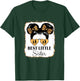 Best LittleSister Bleached Leopard Cute Little Sis T-Shirt - T-Shirt | Forest
