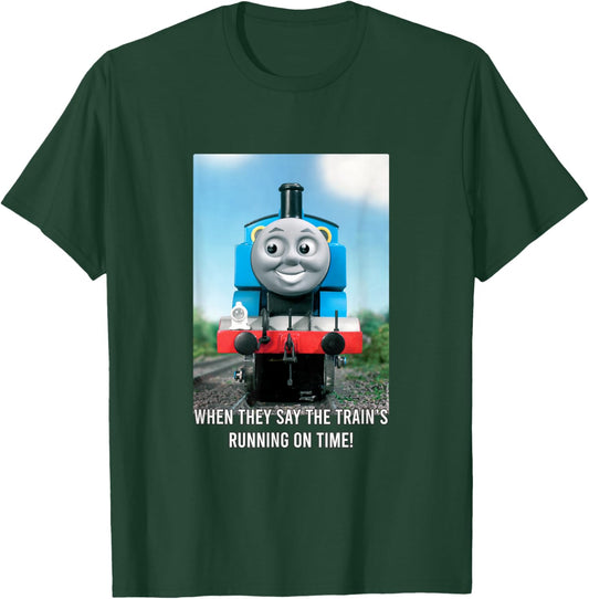 Thomas & Friends - Train's Running on Time T-Shirt - T-Shirt | Forest