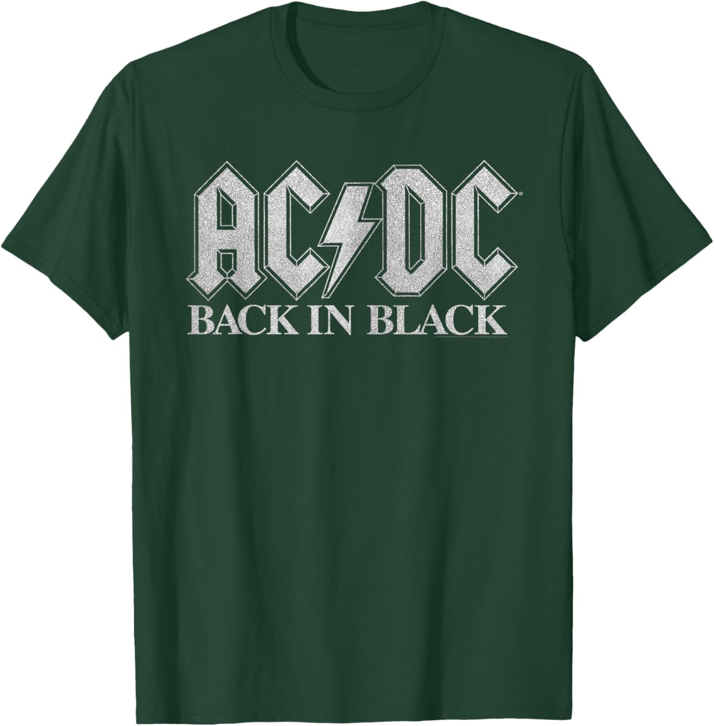 AC/DC Back in Black Logo T-Shirt - T-Shirt | Forest