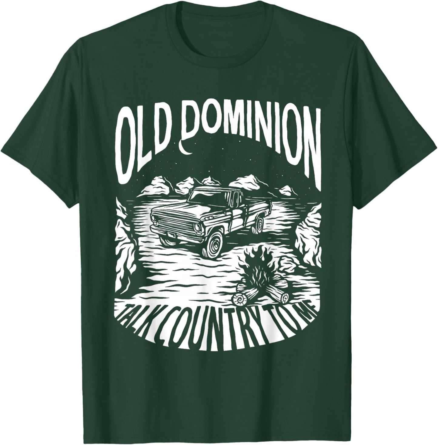 Old Dominion - Talk Country to Me T-Shirt - T-Shirt | Forest