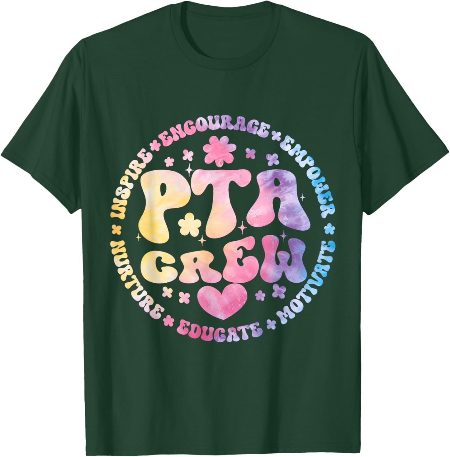 Parents Teacher Association Team Supporter PTA Crew T-Shirt - T-Shirt | Forest