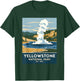 Yellowstone National Park Vintage Camping Hiking Men Women T-Shirt - T-Shirt | Forest