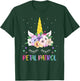 Petal Patrol Flower Girl Unicorn Wedding Flower Girls T-Shirt - T-Shirt | Forest