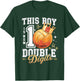 This Boy Double Digits Ten Volleyball 10 Years Old Birthday T-Shirt - T-Shirt | Forest