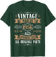 Vintage 69th birthday men Born 1956 69 years old Bday T-Shirt - T-Shirt | Forest